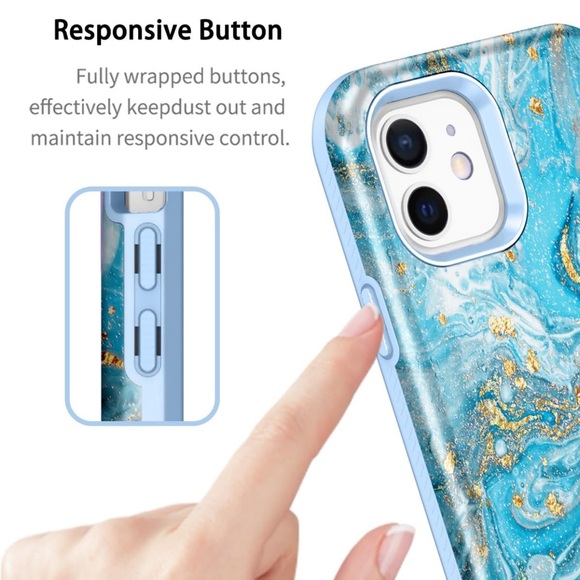 NWT iPhone 12/iPhone 12 Pro Case, Blue - Picture 5 of 7